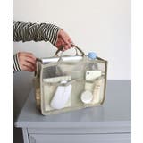 グレージュ | メッシュバッグインバッグ大 | TRYSIL