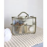 グレージュ | メッシュバッグインバッグ中 | TRYSIL