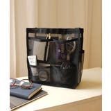 ブラック | メッシュバッグインバッグ縦型 | TRYSIL