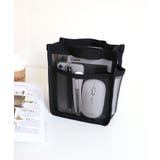 ブラック | メッシュバッグインバッグ縦型小 | TRYSIL