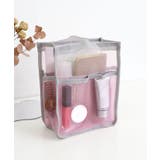 ピンク | メッシュバッグインバッグ縦型中 | TRYSIL