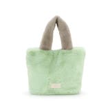 ミント | バイカラーファートートバッグ | TRYSIL