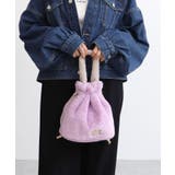 バイカラーファーワンハンドルバッグ | TRYSIL | 詳細画像4 