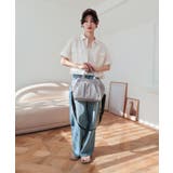 【旅行/軽量/2way】ギャザーポケット2WAYボストンバッグ | TRYSIL | 詳細画像4 