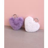 フェイクファーハートポーチチャーム | TRYSIL | 詳細画像2 