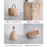 【デイリー/ロングセラー/軽量】ファー切り替えトートバッグ | TRYSIL | 詳細画像2 