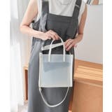 【デイリー ミディアムサイズ 2way】メッシュポーチ付き2wayクリアトートバ… | TRYSIL | 詳細画像3 