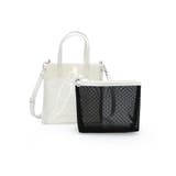 【デイリー ミディアムサイズ 2way】メッシュポーチ付き2wayクリアトートバ… | TRYSIL | 詳細画像24 