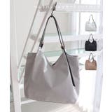 【デイリー/軽量/シーズンレス】ベルトハンドルＶカットトートバッグ | TRYSIL | 詳細画像1 