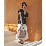 【デイリー/軽量/シーズンレス】ベルトハンドルＶカットトートバッグ | TRYSIL | 詳細画像12 