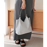 【デイリー/軽量/シーズンレス】ベルトハンドルＶカットトートバッグ | TRYSIL | 詳細画像3 