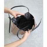 【デイリー/軽量/シーズンレス】ベルトハンドルＶカットトートバッグ | TRYSIL | 詳細画像15 