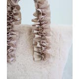 【大人女子/プレゼント/ロングセラー】フェイクファーハンドルフリルトートバッグ | TRYSIL | 詳細画像16 