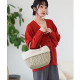 【大人女子/プレゼント/デイリー】ニットフェイクファートートバッグ | TRYSIL | 詳細画像7 