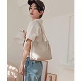 アイボリー | 【コンパクト/デイリー/シーズンレス】編み込み風合皮ミニトートバッグ | TRYSIL