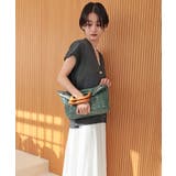 【ミディアムサイズ/デイリー/軽量】ウッドハンドルトートバッグ | TRYSIL | 詳細画像11 