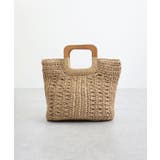 【ミディアムサイズ/デイリー/軽量】ウッドハンドルトートバッグ | TRYSIL | 詳細画像14 