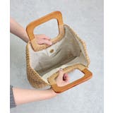 【ミディアムサイズ/デイリー/軽量】ウッドハンドルトートバッグ | TRYSIL | 詳細画像15 