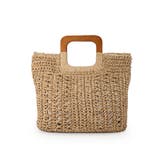 【ミディアムサイズ/デイリー/軽量】ウッドハンドルトートバッグ | TRYSIL | 詳細画像23 