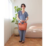 【ミディアムサイズ/デイリー/軽量】ウッドハンドルトートバッグ | TRYSIL | 詳細画像8 