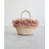 【カゴバッグ/リゾート/プレゼント】チュールフリルカゴバッグ | TRYSIL | 詳細画像12 