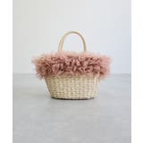 【カゴバッグ/リゾート/プレゼント】チュールフリルカゴバッグ | TRYSIL | 詳細画像16 