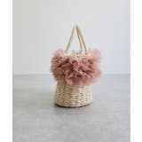 【カゴバッグ/リゾート/プレゼント】チュールフリルカゴバッグ | TRYSIL | 詳細画像17 