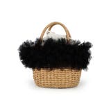 【カゴバッグ/リゾート/プレゼント】チュールフリルカゴバッグ | TRYSIL | 詳細画像21 