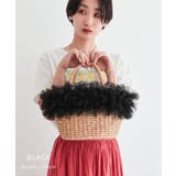 【カゴバッグ/リゾート/プレゼント】チュールフリルカゴバッグ | TRYSIL | 詳細画像5 