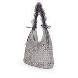 【カゴバッグ/リゾート/軽量】ペーパー×チュールフリルワンショルダーバッグ | TRYSIL | 詳細画像16 