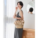【カゴバッグ/リゾート/プレゼント】リボン装飾かごバッグ | TRYSIL | 詳細画像3 