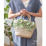 【カゴバッグ/リゾート/プレゼント】リボン装飾かごバッグ | TRYSIL | 詳細画像5 