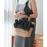 【カゴバッグ/リゾート/プレゼント】リボン装飾かごバッグ | TRYSIL | 詳細画像9 