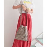 【カゴバッグ/リゾート/軽量】巾着ワンショルダーバッグ | TRYSIL | 詳細画像11 