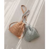 【カゴバッグ/リゾート/軽量】巾着ワンショルダーバッグ | TRYSIL | 詳細画像14 