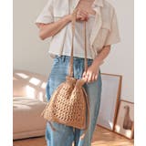 【カゴバッグ/リゾート/軽量】巾着ワンショルダーバッグ | TRYSIL | 詳細画像2 