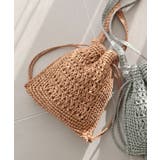 【カゴバッグ/リゾート/軽量】巾着ワンショルダーバッグ | TRYSIL | 詳細画像5 