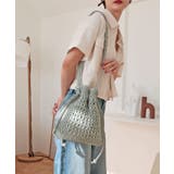 【カゴバッグ/リゾート/軽量】巾着ワンショルダーバッグ | TRYSIL | 詳細画像6 