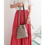 モカ | 【カゴバッグ/リゾート/軽量】巾着ワンショルダーバッグ | TRYSIL
