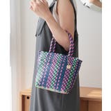 ネイビー | 【カゴバッグ/自立する/軽量】メルカドミニトートバッグ | TRYSIL