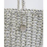 【カゴバッグ/リゾート/軽量】メタリックミックスペーパートートバッグ | TRYSIL | 詳細画像17 