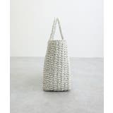 【カゴバッグ/リゾート/軽量】メタリックミックスペーパートートバッグ | TRYSIL | 詳細画像18 