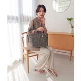 【カゴバッグ/リゾート/軽量】メタリックミックスペーパートートバッグ | TRYSIL | 詳細画像3 