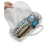 【カゴバッグ/リゾート/軽量】メタリックミックスペーパートートバッグ | TRYSIL | 詳細画像24 