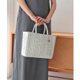 【カゴバッグ/リゾート/軽量】メタリックミックスペーパートートバッグ | TRYSIL | 詳細画像6 