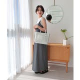 【カゴバッグ/リゾート/軽量】メタリックミックスペーパートートバッグ | TRYSIL | 詳細画像8 