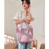 【カゴバッグ/A4/軽量】透かし編みペーパーシートトートバッグ | TRYSIL | 詳細画像3 