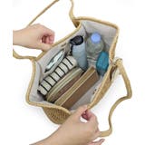 【カゴバッグ/A4/軽量】透かし編みペーパーシートトートバッグ | TRYSIL | 詳細画像24 