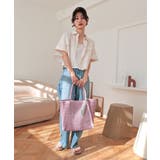 【カゴバッグ/A4/軽量】透かし編みペーパーシートトートバッグ | TRYSIL | 詳細画像4 