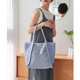 【カゴバッグ/A4/軽量】透かし編みペーパーシートトートバッグ | TRYSIL | 詳細画像6 